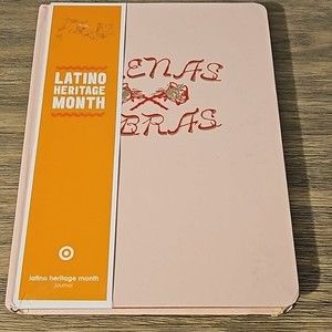 NWT Buenas Vibras Latino Heritage Month Hardcover 6x8 Lined Page Journal